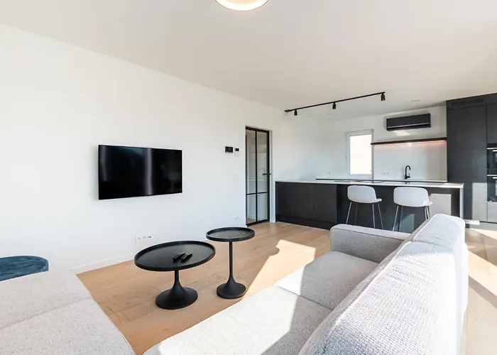 Apartmán Luxurious 2br With Pool And Parking De Haan